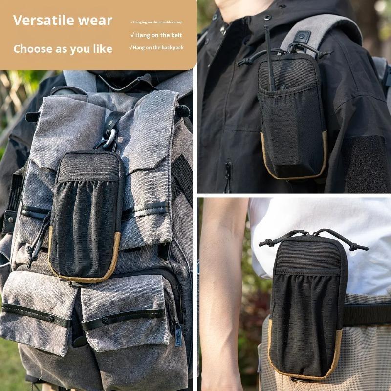 Mini Multifunctional Outdoor Sports Shoulder Bag Mountaineering Hiking Portable Waist Pack Wallet Storage Chest Crossbody