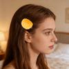 Fries Crisps Shape Hair Clip Hairpin with Realistic Food-Shaped Metal Bottom Non-Slip Design Hair Pin