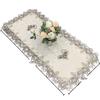 Elegant Lace Rectangular Table For RUNNER European Style Dustproof Cover for Coffee Tables Desks Sideboards Multiple Sizes