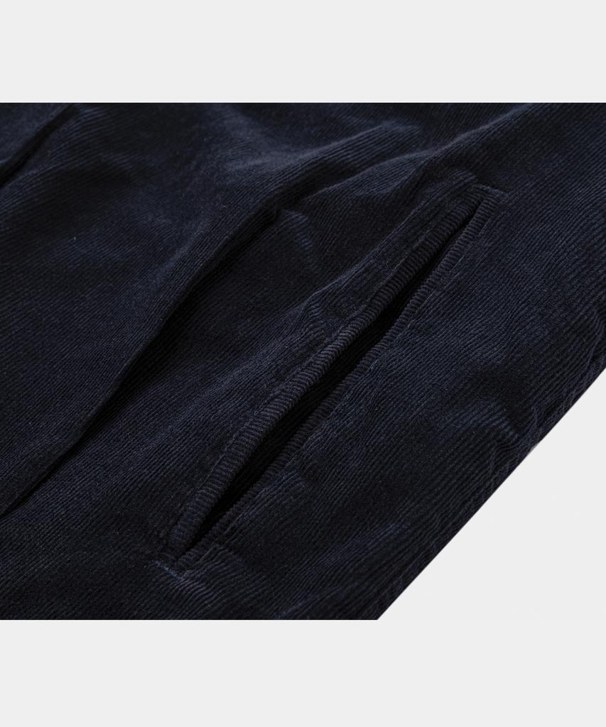 Lettercomo Soft Corduroy Trucker Jacket Dark Navy