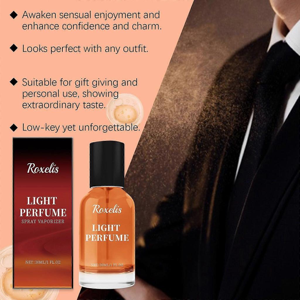 Fresh Citrus & Amber Mens Eau de Toilette Cologne  Bergamot, Black Pepper, Long-Lasting Spray (30ml)