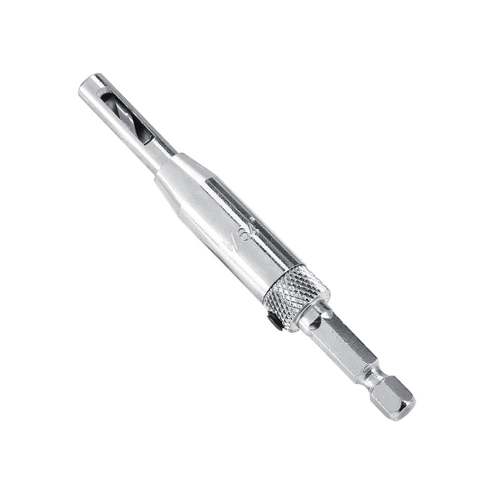 7 Sizes Hole Saw Centering Hinge Twisted Drill Bits DIY Woodwork Reaming Cabinet Tools