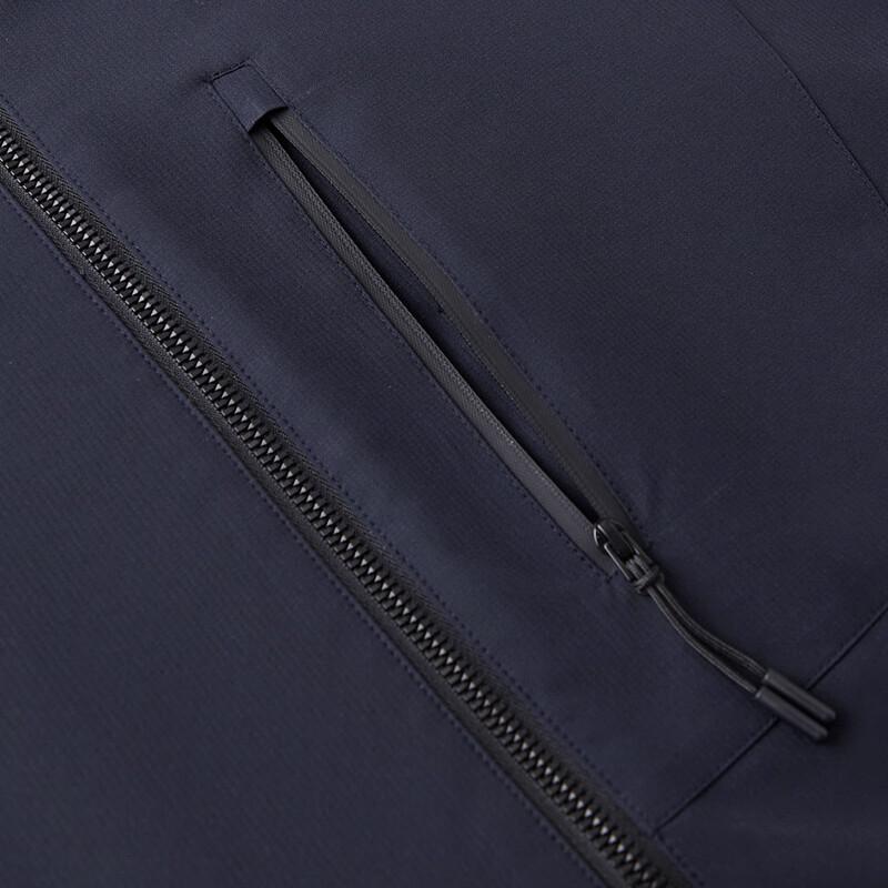 Shanshan Men's Hooded Fleece-Lined Windproof Jacket
