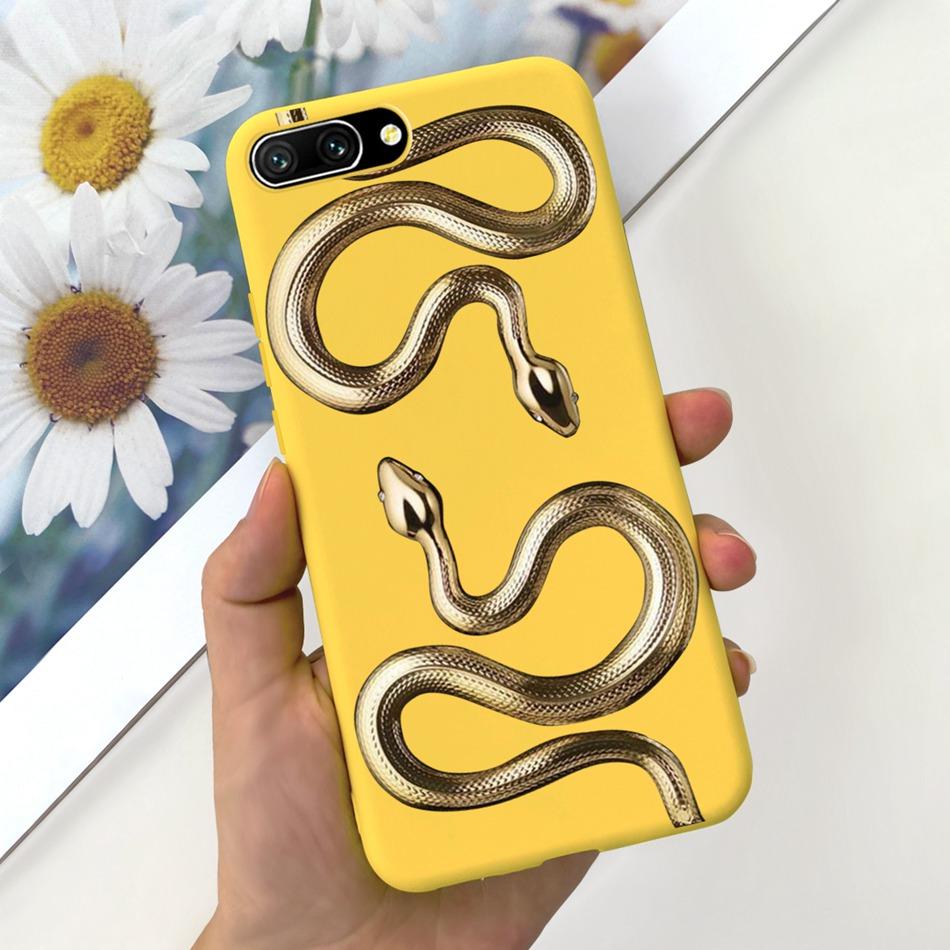 For Honor 10 Case Honor10 COL-L19 COL-L29 Fashion Moon Pattern Soft Silicon Protective Cover Phone Cases