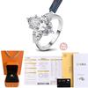 Cbtb New 925 Silver 4ct Marquise 8*16mm Moissanite Wedding Diamond Engagement Rings for Women Fine Jewelry