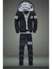 Men's Winter Sportswear Set: Hooded Sweater & Thick Velvet Jacket, Long-Sleeved, Large Sizes Available