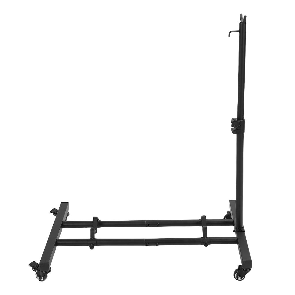 Portable Bike Rack with Iron Wheel, Adjustable Support for Multiple Bike Sizes, High Toughness Low C