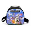 Minecraft Schoolboy Meal Bag Game Merchandise Backpack Cartoon Bento Bag