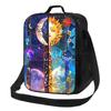 Trendy Sun Moon Boho Cosmos Astrology Insulated Lunch Bag Storage Food Boxes Portable Container Cooler Thermal Lunch Box Tote