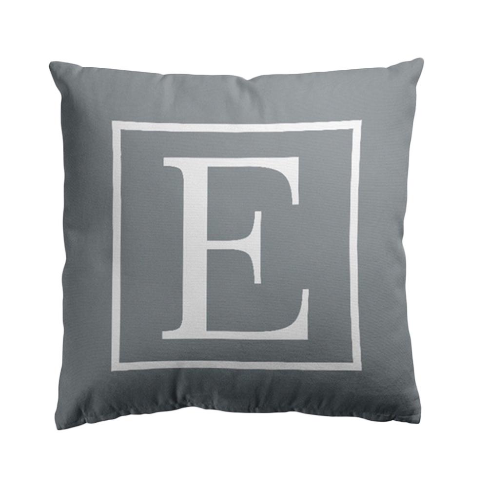Capa de almofada com estampa de letras em inglês de 45x45cm, capa de almofada para casa, sofá-cama, decoração de carro
