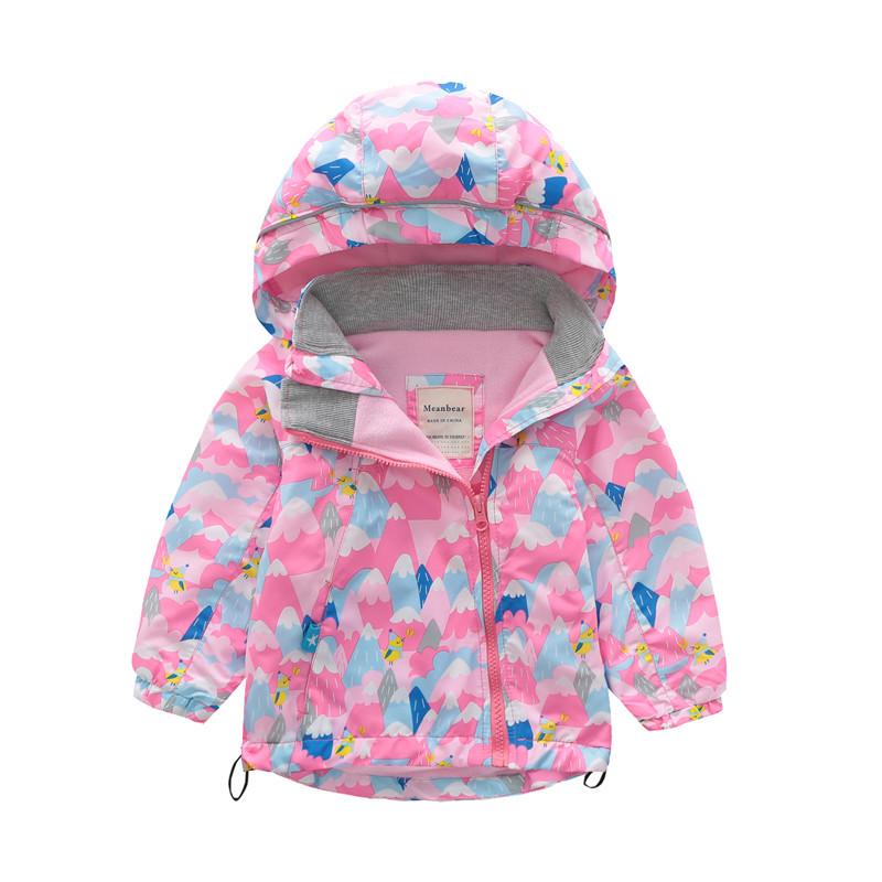 Children's Velvet Ski Jacket – Windproof, Hooded Fleece for Spring & Autumn, Trendy Design for Kids