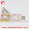 Assembly Architectural model sand table single-family home bungalow Rural housing house diorama Scale model kit 1/35 1/32