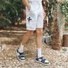 CHALLENGER Men'S Nylon Blend Knee-Length Cargo Shorts White