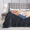Bubu Dudu Blankets  Super Soft Graphic Plush Throw Blanket For Kids Adult Home Decor Flannel Bedspread Bed Cover