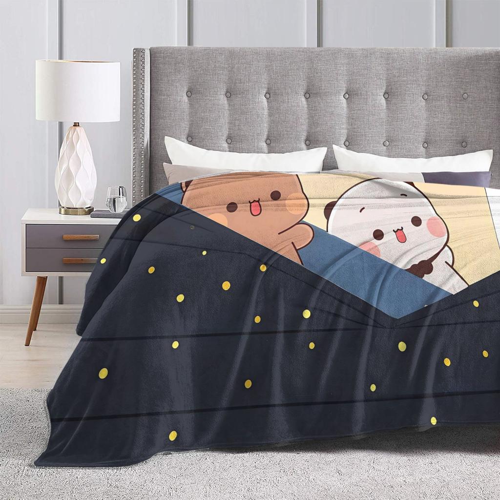Bubu Dudu Blankets Super Soft Graphic Plush Throw Blanket For Kids Adult Home Decor Flannel Bedspread Bed Cover