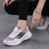 Women’s Running Sneakers Casual Socks Shoes Purple Lightweight Walking Shoes Over Sized