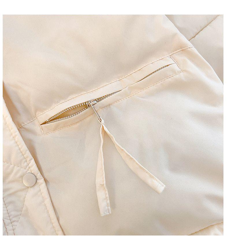 Trendy Academic Style Women's Winter Stand Collar Short Cotton Jacket 2025