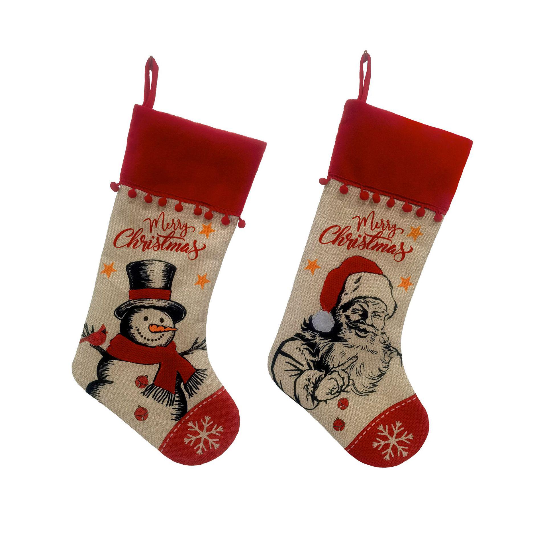 

Носки на Рождество Гринч, Санта и Снеговик и Елочные украшения Эльф Actual Size