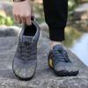 Fashion Wide Toe Barefoot Shoes for Unisex Artificial Leather Outdoor Walking Sneakers Zero Drop Minimalist Elastic Anti Slip Wear-resis