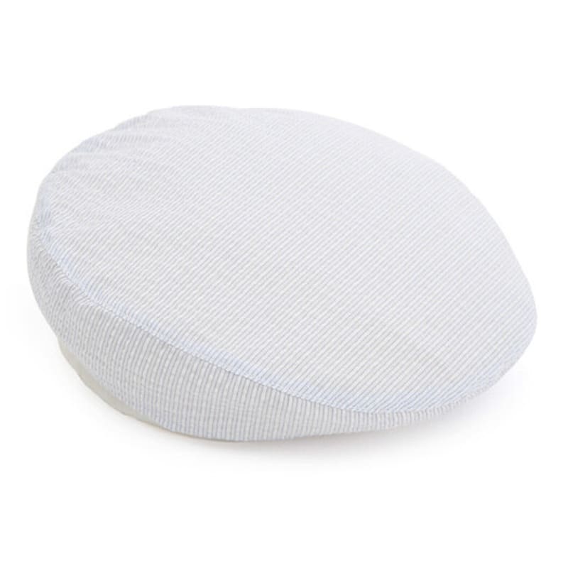 UNDERCONTROL STUDIO PLATE BERET / STRAP / LINE SEERSUCKER / sky