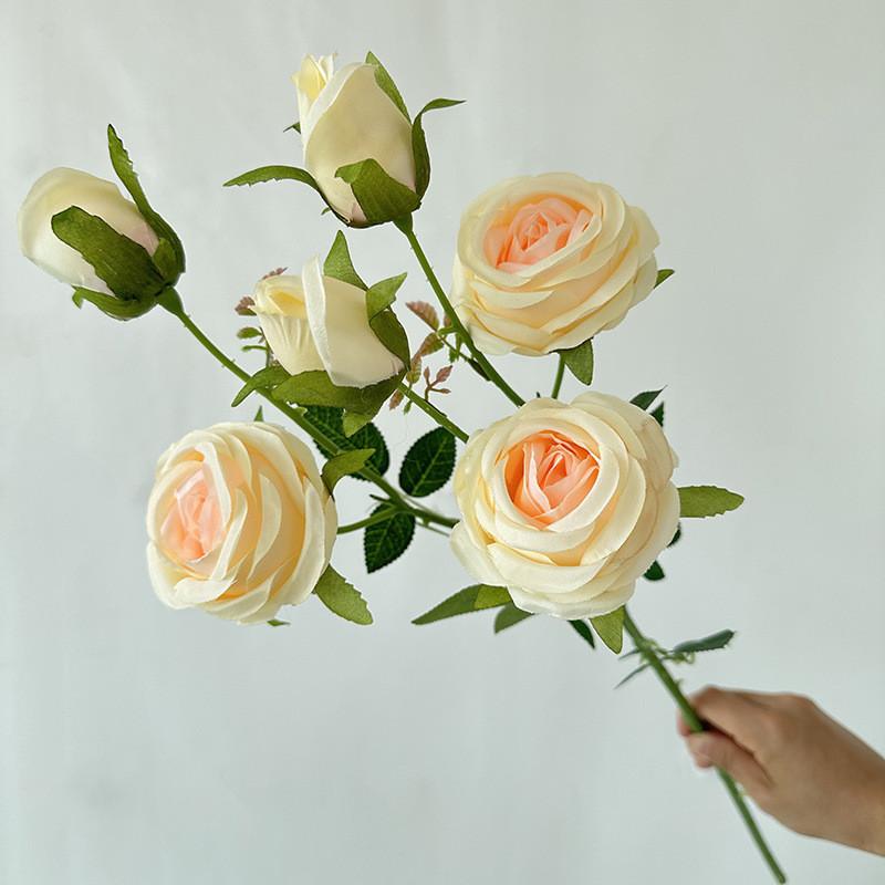 Flower Artificial Mini Rose Wedding Hotel Restaurant Desktop Decoration Ornament