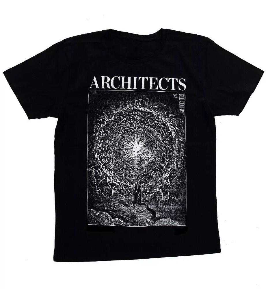 

Футболка с принтом группы Architects, метал-музыка, черная, хлопок, полная размерная сетка S5XL HH471, унисекс L