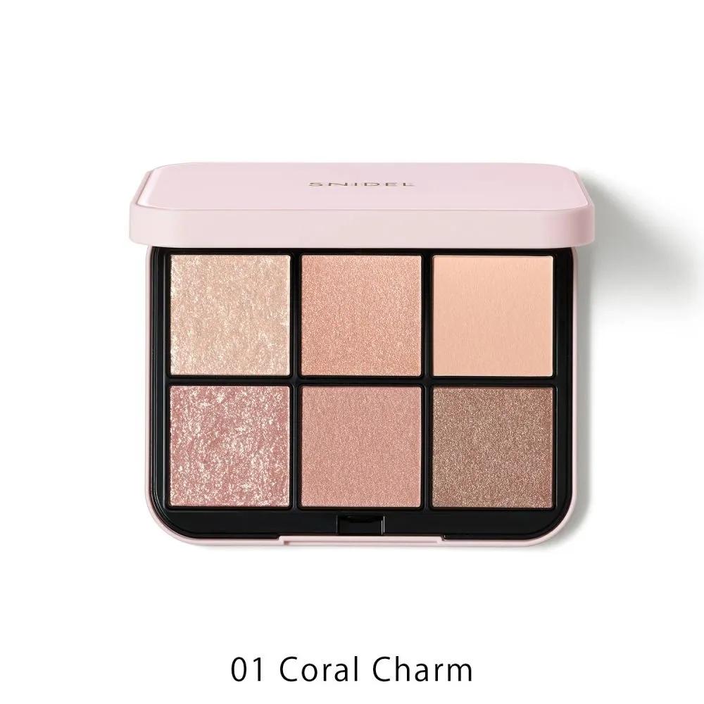 SNIDEL Eye Designer Palette 01 Coral Charm Rose Brown Summer Eyeshadow Cool Tone
