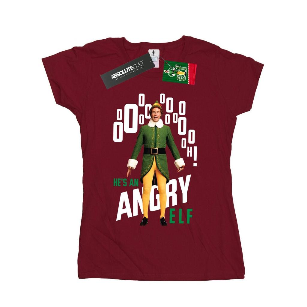 Elf Womens/Ladies Angry Elf Cotton T-Shirt