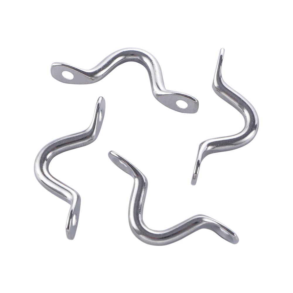 Plate Water Sports Boat Yacht Ship Staple Ring Hook Saddle Clip Wire Eye Straps Handle Doorknob