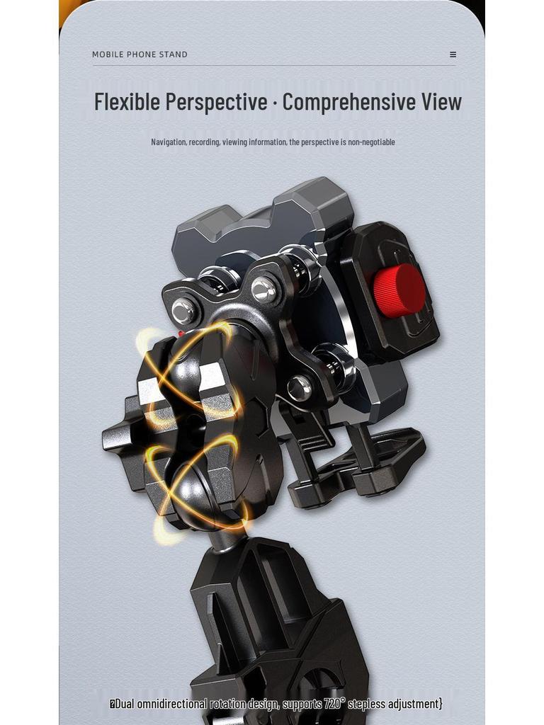 Anti-Shake Phone Mount for Delivery Riders & E-Bikes