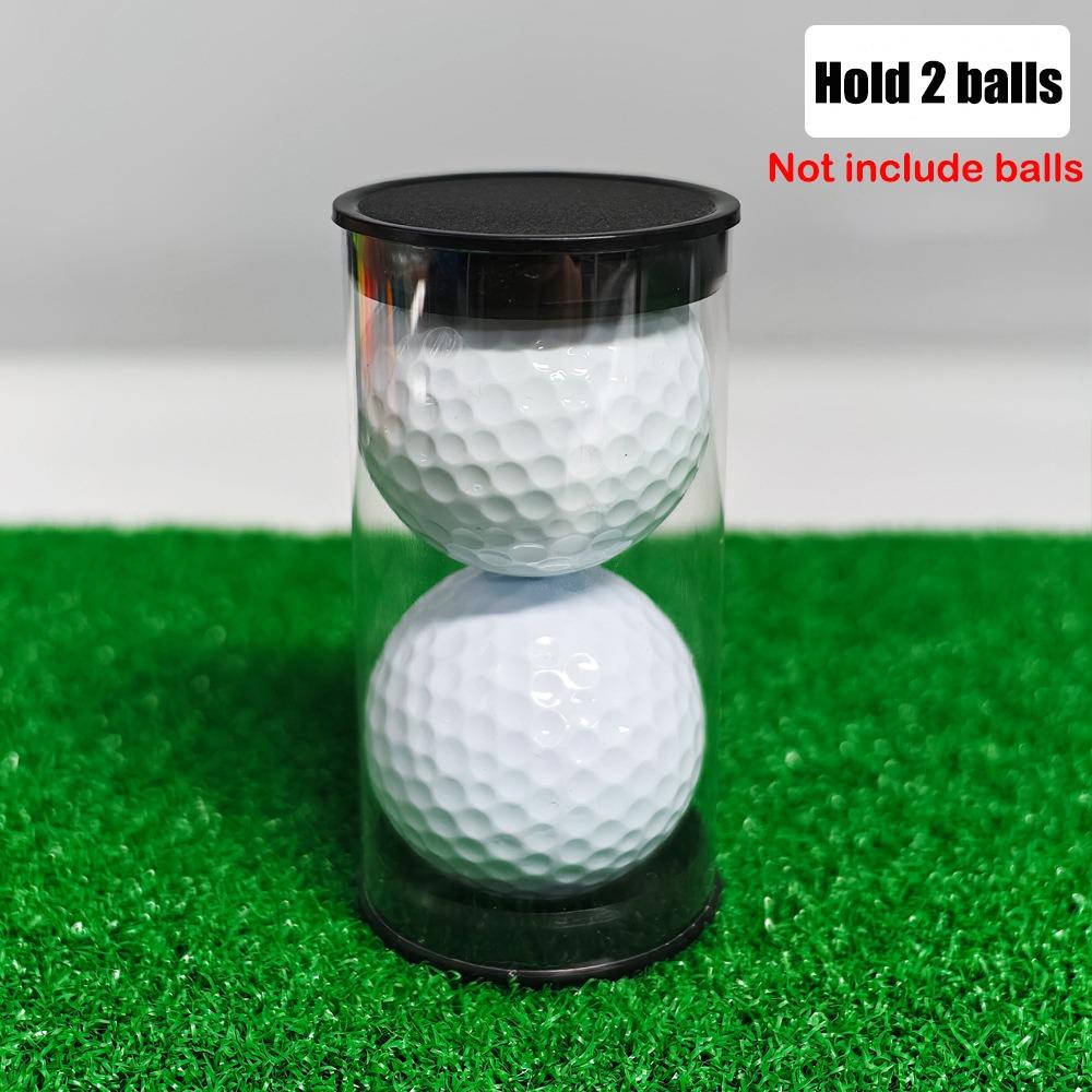New Transparent Golf Ball Holder Tube Round Plastic Golf Ball Tube Barrel Displaying Golf Balls Collectors And Enthusiasts