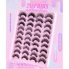 20 Pairs 3D Faux Mink Lashes Natural False Eyelashes Dramatic Volume Fake Lashes Artificial Natural Eyelash Extension Makeup