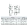 1 Stk M6/M8/M10 Hann Metrisk Gjenge Rod End Bolt Oscillerende lager Kuleledd