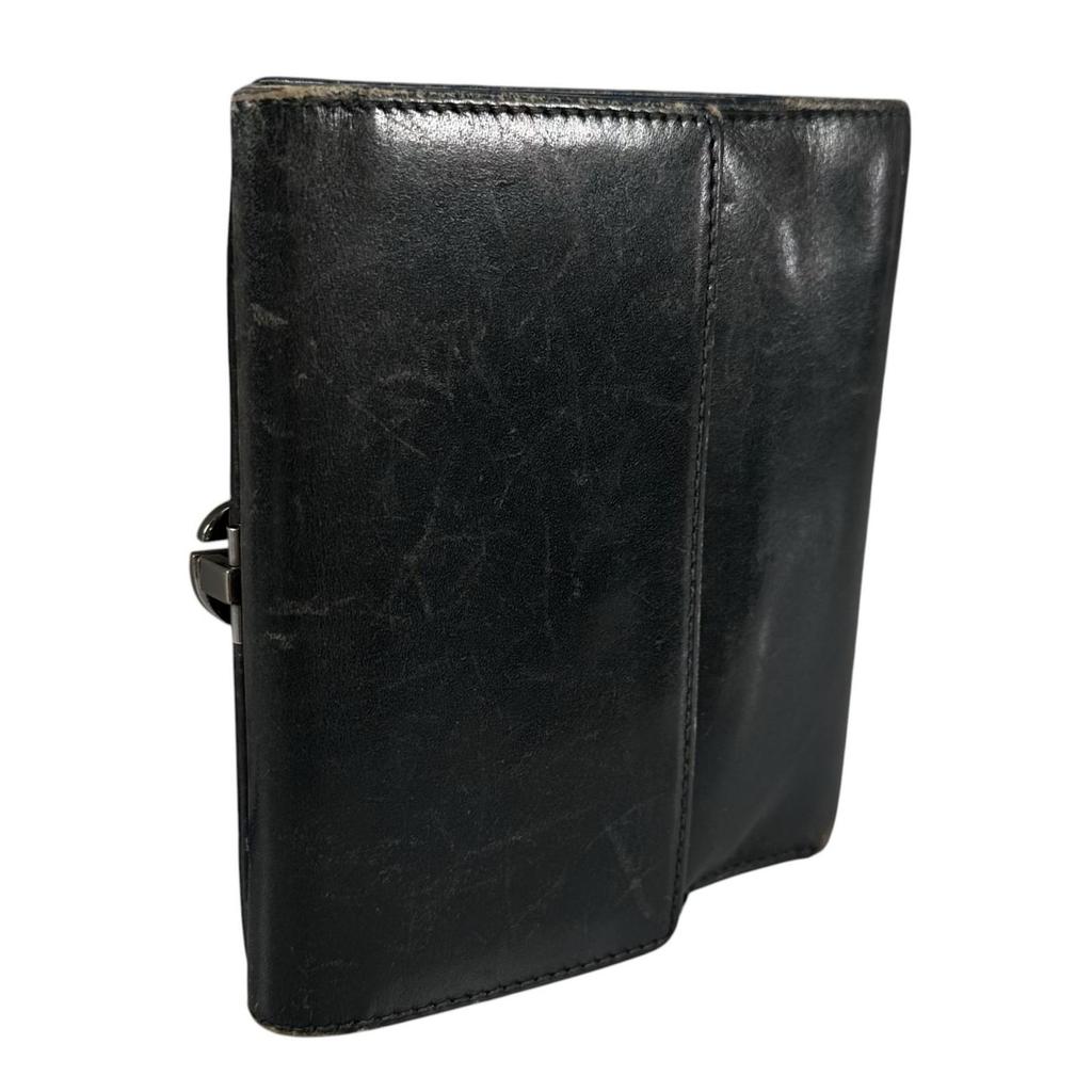 GUCCI Bifold Wallet black mens used