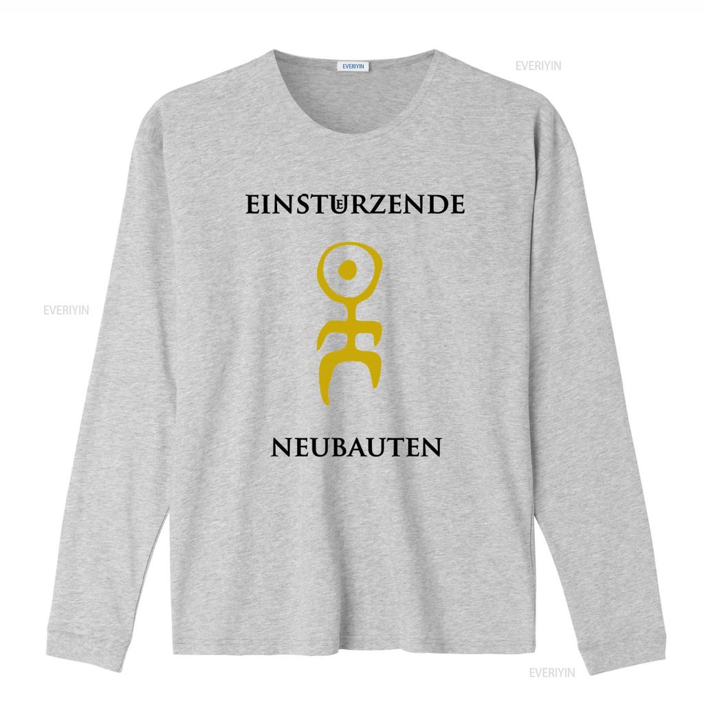 Einstürzende Neubauten Band Logo Print Mens T Shirt Fashion  vintage Washed fashion Soft Breathable Comfortable Unisex Casual
