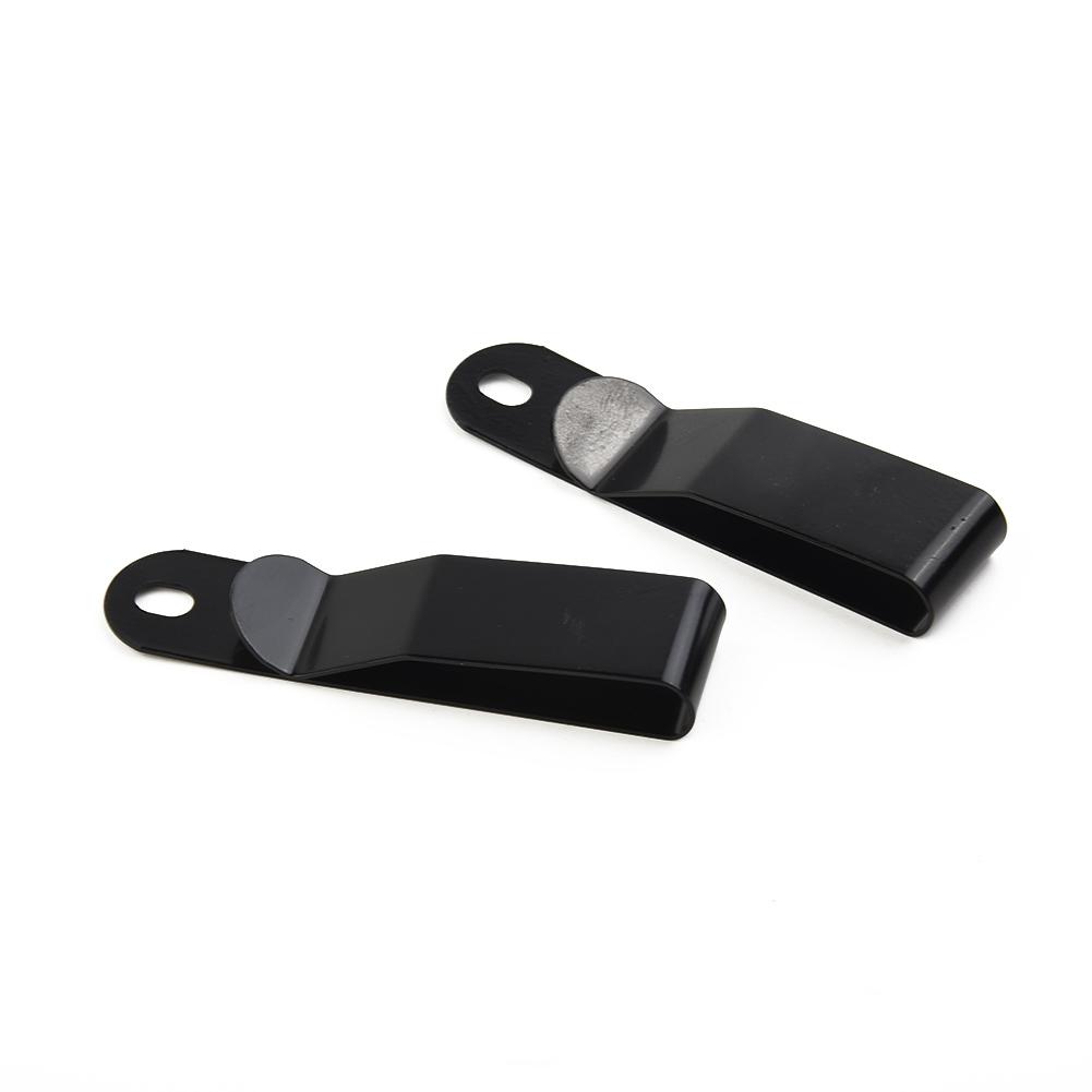 Brand New Steel Belt Clip 62.5*15mm Electroplating Matte Black