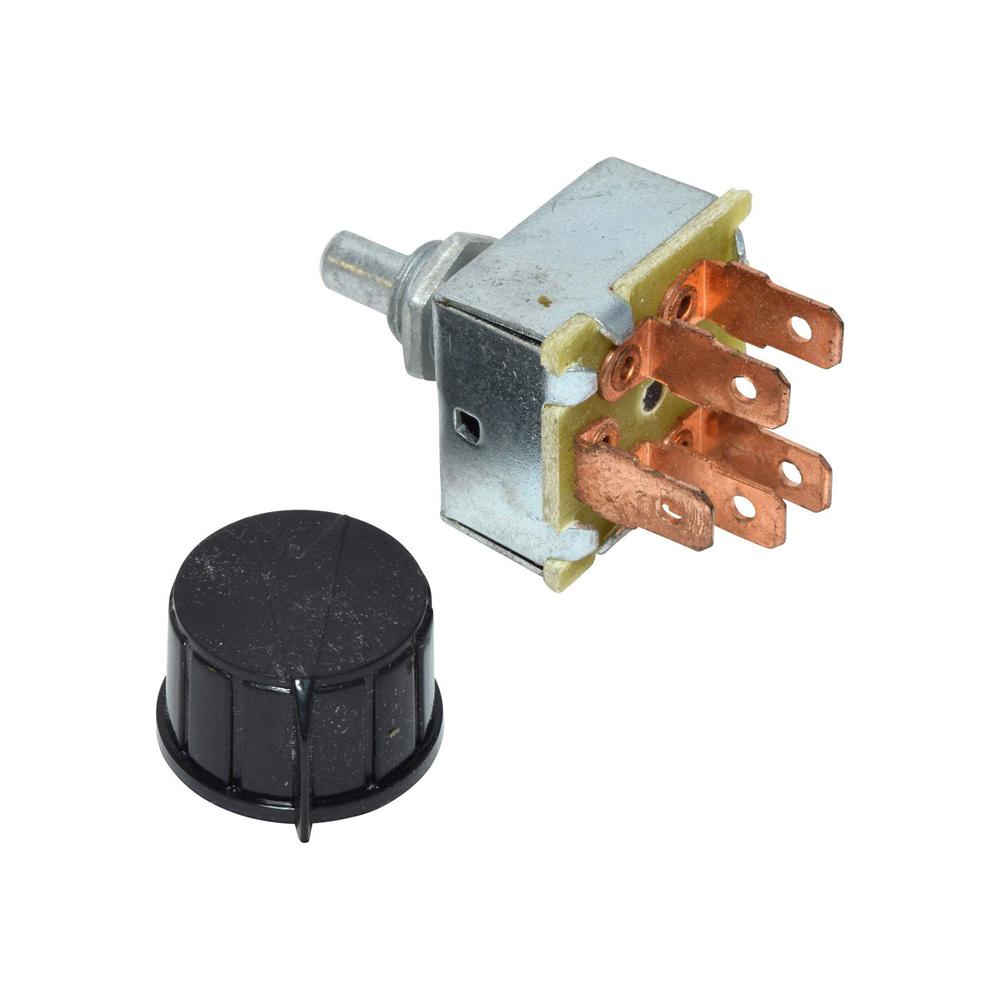 A/C Blower Switch 3 Speed 5 Copper Post HVAC System Switch SW1000C For Truck
