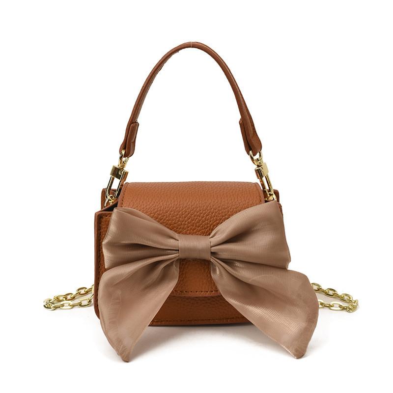 Minimalist Pu Butterfly Knot Shoulder Bag For Daily Casual Wear