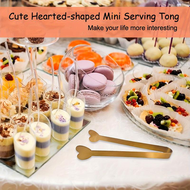 4/6PCS Stainless Steel Sugar Tongs, Creative Kitchen And Café Food Tongs, Ideal For Coffee, Ice, And Candy Handling