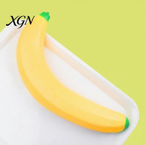 Stress Ball Alternative Banana Squeeze Toy Giant Relief Soft TPR Slow Rebound for Kids Fidget Adults Birthday Christmas Gift Focus And Relaxation