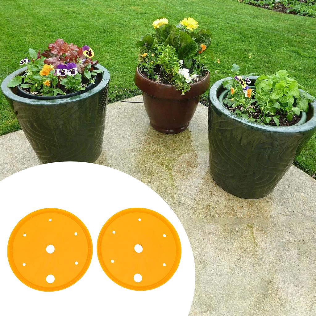Round Planter Insert Plant Pot Insert with Drainage Holes Use Less Potting Soil for Indoor Outdoor Use Gardening Removable