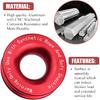 Recovery Ring 66,000 Lbs For Winch Snatch Compatible For SUV UTV ATV Off-Road Vehicle And Truck Pulley Towing Ring For Synthetic Rope And Soft