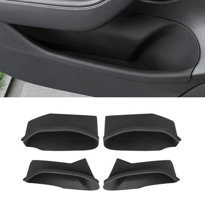 Pentru Tesla Model 3 2017-2024 silicon ușă depozitare cutie protector organizator tavă ușă laterală cutie impermeabilă rezistentă la zgârieturi