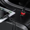 Car Charger 2 USB Ports Fast Charging Digital Display Car Accessories For Mercedes-Benz AMG W212 W220 W221 W222 W108 W126 W140 W168 W169 W176 W177