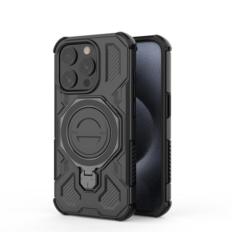 Magnetic Armor Case For iphone 15 Pro Cases apple iphone 15 Pro iphone 15 Pro Max Cover Magsafe Wireless Charging Phone Cover