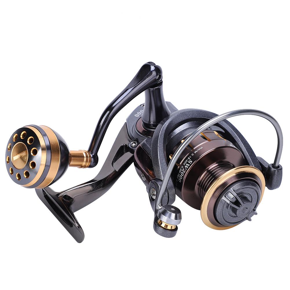 SW Series Sea Fishing Reel High Strength Easy Casting Long Shot Metal Spinning Wheel SW2000