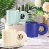 Creative Macaron Candy Color Ceramic Mug Mug Home Office Couple Coffee Mug Gift Mug Souvenir