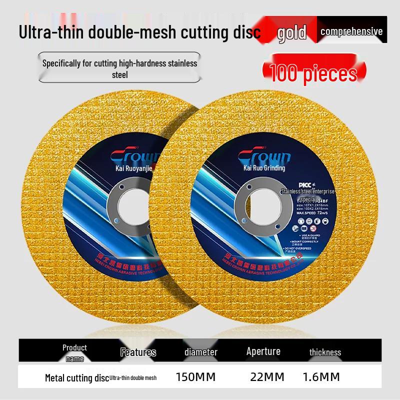 125/150/180 Cutting Disc for Angle Grinder - Resin Grinding Wheel for Stainless Steel and Metal Polishing