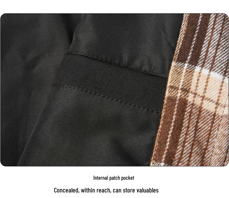 Plus Size Men's Versatile Lapel Jacket for Spring and Autumn