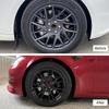 Wheel Center Hub Cap Kit With Tesla Emble Brand Center Caps For Model 3 Model Y With 20 Lug Nut Covers (4PCS) (Red)